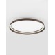Triac Dimmable Brushed Coffee Aluminium & Silicone LED 48 Watt 220-240Volt 3361Lm IP20 2700 + 4000K D: 60 H: 7 cm 