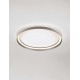 Triac Dimmable Champaign Brown Aluminium & Acrylic LED 48 Watt 220-240Volt 3361Lm IP20 2700-4000K CCT Dip Switch light up & d