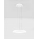 Triac Dimmable Sandy White Metal & Acrylic LED 24 Watt 220-240Volt 1208Lm IP20 2700 + 4000K CCT Dip Switch D: 40 H: 145 cm 