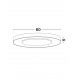 Triac Dimmable Sandy White Metal & Acrylic LED 37 Watt 220-240Volt 2207Lm IP20 2700 + 4000K D: 60 H: 5 cm 