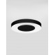 Triac Dimmable Sandy Black & White Metal & Acrylic LED 25 Watt 220-240Volt 1592Lm IP20 2700 + 4000K D: 40 H: 5 cm 