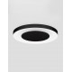 Triac Dimmable Sandy Black & White Metal & Acrylic LED 37 Watt 220-240Volt 2207Lm IP20 2700 + 4000K D: 60 H: 5 cm 