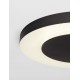 Triac Dimmable Sandy Black & White Metal & Acrylic LED 37 Watt 220-240Volt 2207Lm IP20 2700 + 4000K D: 60 H: 5 cm 