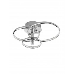 Ceiling Light Dim Chrome & Crystal 45*35*22 LED 30W 3000K 