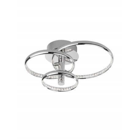 Ceiling Light Dim Chrome & Crystal 45*35*22 LED 30W 3000K 