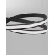 Pendant Light Dim Sand Black D55 H120 LED 30W 3000K 