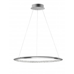 Pendant Lamp Dim Chrome D60 H120 LED 30W 3000K 