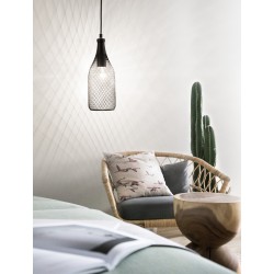 Pendant Light Black Metal E27*40W D:10.5 H:325 