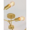 Ceiling Lamp Gold Metal 8*E27*40W
