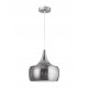 Pendant Light Smoky & Chrome E27*40W D:30 H:270 