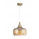 Pendant Light Amber & Chrome E27*40W D:30 H:270 