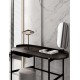 Touch Dimmable Sandy Black Metal & Smoky Gray Glass LED 8 Watt 220-240 Volt 221Lm 3000K IP20 D: 26 H: 40 cm 
