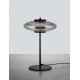 Touch Dimmable Sandy Black Metal & Smoky Gray Glass LED 8 Watt 220-240 Volt 221Lm 3000K IP20 D: 26 H: 40 cm 