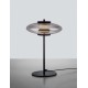 Touch Dimmable Sandy Black Metal & Smoky Gray Glass LED 8 Watt 220-240 Volt 221Lm 3000K IP20 D: 26 H: 40 cm 