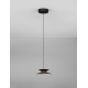 Triac Dimmable Sandy Black Metal & Gold Acrylic LED 7 Watt 220-240 Volt 414Lm 3000K IP20 D: 20 H: 190 cm 