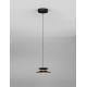 Triac Dimmable Sandy Black Metal & Gold Acrylic LED 7 Watt 220-240 Volt 414Lm 3000K IP20 D: 20 H: 190 cm 