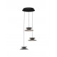 Triac Dimmable Sandy Black Metal & Gold Acrylic LED 14 Watt 220-240 Volt 280Lm 3000K IP20 D: 42 H: 161 cm 