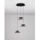 Triac Dimmable Sandy Black Metal & Gold Acrylic LED 14 Watt 220-240 Volt 280Lm 3000K IP20 D: 42 H: 161 cm 