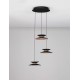 Triac Dimmable Sandy Black Metal & Gold Acrylic LED 14 Watt 220-240 Volt 280Lm 3000K IP20 D: 42 H: 161 cm 