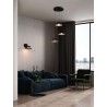 Triac Dimmable Sandy Black Metal & Gold Acrylic LED 7 Watt 220-240 Volt 367Lm 3000K IP20 D: 20 W: 22,5 H: 15,5 cm