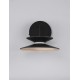 Triac Dimmable Sandy Black Metal & Gold Acrylic LED 7 Watt 220-240 Volt 367Lm 3000K IP20 D: 20 W: 22,5 H: 15,5 cm 