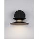 Triac Dimmable Sandy Black Metal & Gold Acrylic LED 7 Watt 220-240 Volt 367Lm 3000K IP20 D: 20 W: 22,5 H: 15,5 cm 