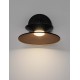 Triac Dimmable Sandy Black Metal & Gold Acrylic LED 7 Watt 220-240 Volt 367Lm 3000K IP20 D: 20 W: 22,5 H: 15,5 cm 