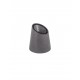 Dark Gray Sandstone Glass Diffuser LED GU10 1x7 Watt 100-240 Volt Bulb Excluded IP65 D: 14 H: 16 cm 