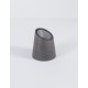 Dark Gray Sandstone Glass Diffuser LED GU10 1x7 Watt 100-240 Volt Bulb Excluded IP65 D: 14 H: 16 cm 