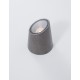Dark Gray Sandstone Glass Diffuser LED GU10 1x7 Watt 100-240 Volt Bulb Excluded IP65 D: 14 H: 16 cm 
