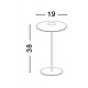Black Die-Casting Aluminium & Frost Acrylic LED 2 Watt 280Lm 3000K DC 5 Volt Beam Angle 83º IP54 Switch On/Off / USB Wire D: 19 