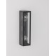 Anthracite Die-Casting Aluminium & Clear Glass LED E27 2x12 Watt 220-240 Volt Bulb Excluded IP65 L: 8.6 W: 9 H: 34.8 cm 