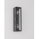 Anthracite Die-Casting Aluminium & Clear Glass LED E27 2x12 Watt 220-240 Volt Bulb Excluded IP65 L: 8.6 W: 9 H: 34.8 cm 