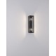 Anthracite Die-Casting Aluminium & Clear Glass LED E27 2x12 Watt 220-240 Volt Bulb Excluded IP65 L: 8.6 W: 9 H: 34.8 cm 