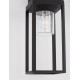 Anthracite Die-Casting Aluminium & Clear Acrylic LED E27 1x12 Watt 220-240 Volt Bulb Excluded IP65 L: 14.5 W: 20.5 H: 43 cm 