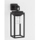Anthracite Die-Casting Aluminium & Clear Acrylic LED E27 1x12 Watt 220-240 Volt Bulb Excluded IP65 L: 14.5 W: 20.5 H: 43 cm 