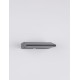 Anthracite Die-Casting Aluminium & Clear Glass LED 2 Watt 197Lm 3000K 3.7 Volt Beam Angle 100º IP65 L: 18 W: 17.5 H: 3.5 cm 