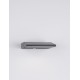 Anthracite Die-Casting Aluminium & Clear Glass LED 2 Watt 197Lm 3000K 3.7 Volt Beam Angle 100º IP65 L: 18 W: 17.5 H: 3.5 cm 