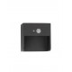 Anthracite Die-Casting Aluminium & Clear Glass LED 1 Watt 57Lm 3000K 3.7 Volt Beam Angle 54º IP65 Switch On/Off L: 11.3 W: 8.9 H