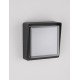 Anthracite die-Casting Aluminium Frost Acrylic & Clear Glass LED 10 Watt 763Lm 3000K 220-240V Beam Angle 112º IP65 L: 20 W: 7.4 