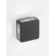 Anthracite Die-Casting Aluminium & Clear Glass LED 8 Watt 188Lm 3000K 220-240V Beam Angle 222º IP65 L: 11 W: 6 H: 11 cm 