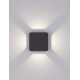 Anthracite Die-Casting Aluminium & Clear Glass LED 8 Watt 188Lm 3000K 220-240V Beam Angle 222º IP65 L: 11 W: 6 H: 11 cm 