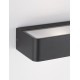 Anthracite Die-Casting Aluminium & Clear Glass LED 10 Watt 302Lm 3000K 220-240V Beam Angle 270º IP65 L: 20 W: 10.3 H: 5.5 cm 