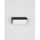 Anthracite die-Casting Aluminium & Frost Acrylic LED 10 Watt 558Lm 3000K 220-240V Beam Angle 114º IP65 L: 18 W: 7.5 H: 9 cm 