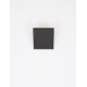 Anthracite Die-Casting Aluminium & Clear Glass LED 8.6 Watt 395Lm 3000K 220-240V Beam Angle 101º IP65 L: 12 W: 12 H: 11.5 cm 