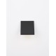 Anthracite Die-Casting Aluminium & Clear Glass LED 8.6 Watt 395Lm 3000K 220-240V Beam Angle 101º IP65 L: 12 W: 12 H: 11.5 cm 