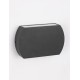 Anthracite Die-Casting Aluminium & Clear Glass LED 7.7 Watt 282Lm 3000K 220-240V Beam Angle 253º IP65 L: 15.6 W: 3.8 H: 9.7 cm 