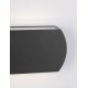 Anthracite Die-Casting Aluminium & Clear Glass LED 7.7 Watt 282Lm 3000K 220-240V Beam Angle 253º IP65 L: 15.6 W: 3.8 H: 9.7 cm 