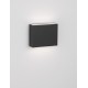 Anthracite Die-Casting Aluminium & Clear Glass LED 7.7 Watt 296Lm 3000K 220-240V Beam Angle 253º IP65 Light Up & Down L: 11.8 W: