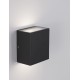 Anthracite Die-Casting Aluminium & Clear Glass LED 10.4 Watt 639Lm 3000K 220-240V Beam Angle 266º IP65 Light Up & Down L: 9 W: 5